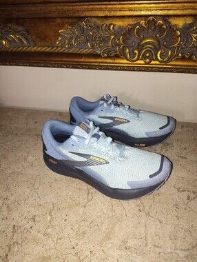 Brooks Ghost 16 Weatherized Light Blue Running Shoes.